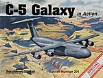C-5 Galaxy In Action Authentic Scale Model Airplane Book #1201