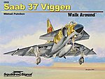 SAAB 37 Viggen Walk Around Authentic Scale Model Airplane Book #25055