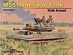 M551 Sheridan Walk Around Authentic Scale Tank Vehicle Book #27026