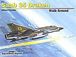 Saab 35 Draken Walk Around Authentic Scale Model Airplane Book #5562