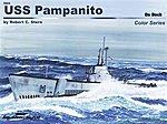 USS Pampanito On Deck Color Authentic Scale Model Boat Book #5604