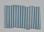 2/56 1'' Threaded Steel Studs (20pc/cd) (12cd/dlr.pk)