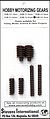 Plastic Worm Gears 15mm OD (2) & Universal Screws (2) w/Racks