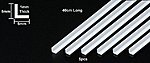 Plastic Beams 5mm L-Shaped (5pcs)