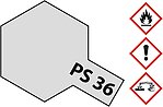 PS-36 Polycarbonate Spray Translucent Silver 3 oz Polycarbonate Model Paint #86036
