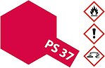 PS-37 Polycarbonate Spray Translucent Red 3 oz Polycarbonate Model Paint #86037