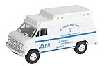 Chevrolet Van NYPD Detective HO Scale Model Railroad Vehicle #90263