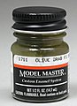 Model Master Olive Drab 34087 1/2 oz Hobby and Model Enamel Paint #1711