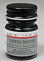 Model Master Black Metallic 1/2 oz Hobby and Model Enamel Paint #2713