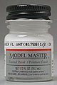1/2oz. Model Master Enamel Header Flat White Hobby and Model Enamel Paint #2725