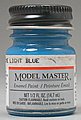 Model Master Ford Engine Light Blue 1/2 oz Hobby and Model Enamel Paint #2726