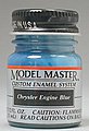 MM Car 1/2oz Chrysler Engine Blue