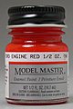 Model Master Ford Engine Red 1/2 oz Hobby and Model Enamel Paint #2733
