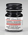 Model Master Lacquer Gloss Black 1/2 oz Hobby and Model Lacquer Paint #28002