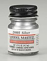 Model Master Lacquer Silver 1/2 oz Hobby and Model Lacquer Paint #28003