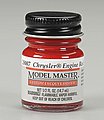 Model Master Chrysler Engine Red 1/2 oz Hobby and Model Lacquer Paint #28007