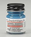Model Master Chrysler Engine Blue 1/2 oz Hobby and Model Lacquer Paint #28012