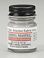 Model Master Flat Interior Fabric Gray 1/2 oz Hobby and Model Lacquer Paint #28013