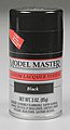Model Master Spray Black 3 oz Hobby and Model Lacquer Paint #28133