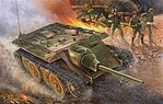 German E10 Tank Destroyer Plastic Model Military Vehicle Kit 1/35 Scale #00385