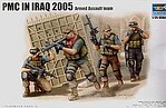 PMC Fire Movement Team in Iraq Figure Set (4) Plastic Model Kit 1/35 Scale #00419
