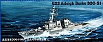 USS Arleigh Burke DDG51 Guided Missile Destroyer Plastic Model Kit 1/350 Scale #04523