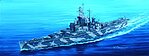 USS Alabama BB-60 Battleship Plastic Model Military Ship Kit 1/350 Scale #05307