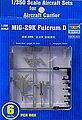 Mig29K Fulcrum D Set of 6 for Carrier Kuznetsov Plastic Model Airplane Kit 1/350 #06216