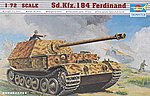 Panzerjager Tiger (PR) SdKfz 184 Ferdinand Tank Plastic Model Kit 1/72 Scale #07205
