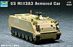 US M113A3 Armored Personnel Carrier Plastic Model Military Vehicle Kit 1/72 Scale #07240