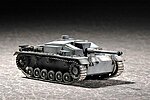 Trumpeter German Sturmgeschutz III Ausf F Tank Plastic Model Military Vehicle Kit 1/72 Scale #07259