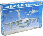 Ilyushin IL76 Candid Troop Transport Aircraft Plastic Model Airplane Kit 1/144 Scale #3901