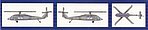 US Navy Helicopter Set MH-60S Knighthawk (6) Plastic Model Helicopter 1/350 Scale #6231
