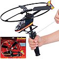 Sky High Zoom Helicopter with Rip-Cord Action Launcher Flying Toy #12657