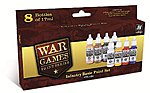 Infantry Basic WWII War Games Paint Set (8 Colors) Hobby and Model Paint Set #70156