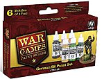 German SS Forces WWII War Games Paint Set (6 Colors) Hobby and Model Paint Set #70158