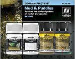 35ml/40ml Bottles Mud & Puddles Diorama Effect Paint Set (4 Different)