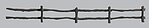 Meadow Fence Approximately 74-3/4'' HO Scale Model Railroad Building Accessory #45012