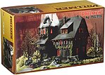 Vampire Villa Haunted Mansion w/Flickering Light Kit N Scale Model Railroad Building #47679