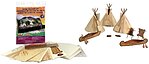 Scene-A-Rama Tepee Village Set Model Railroad Scenery #4133