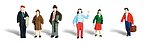 General Public HO Scale Model Railroad Figures #a1837