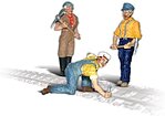 Scenic Accents(R) Figures - Spike, Neil & Ty G Scale Model Railroad Figure #a2542