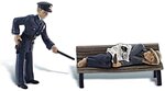 Scenic Accents(R) Figures Law and Lawless G Scale Model Railroad Figures #a2561