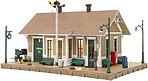 Woodland Built & Ready Danbury Depot HO Scale Model Railroad Building #br5023