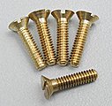 Flat Head Screws 2-56 3/8 (5) (Bulk of 3) Model Railroad Scratch Supply #h855