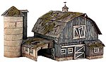 Rustic Barn Pre Fab Kit HO Scale Model Railroad Building #pf5190