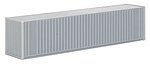 40' HC Container Undecorated N Scale Model Train Freight Car Load #8800