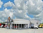 International Truck Dealership - Kit HO Scale Model Railroad Building #4025