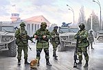 Modern Russian Infantry Plastic Model Military Figure Kit 1/35 Scale #3665