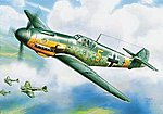 Messerschmitt BF-109 F-2 Plastic Model Airplane Kit 1/144 Scale #6116